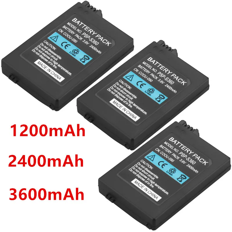 

3600mAh Replacement Battery for Sony PSP2000 PSP3000 PSP 2000 3000 PSP S110 Gamepad For PlayStation Controller Battery pack