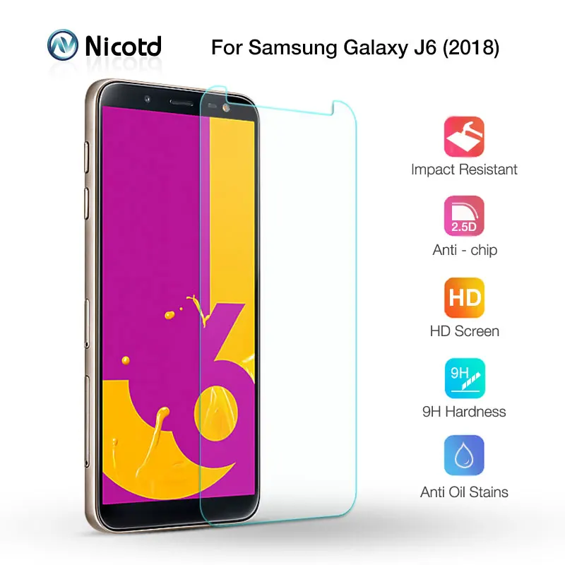 3 шт закаленное стекло для samsung Galaxy J4 J6 PLUS J8 2018 защитная пленка HD 2017 A7 A5 A3 J3 J5 J7 Prime
