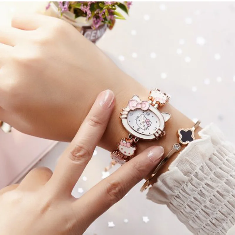 Новинка 2019 детские часы reloj для девочек с милым мультяшным браслетом