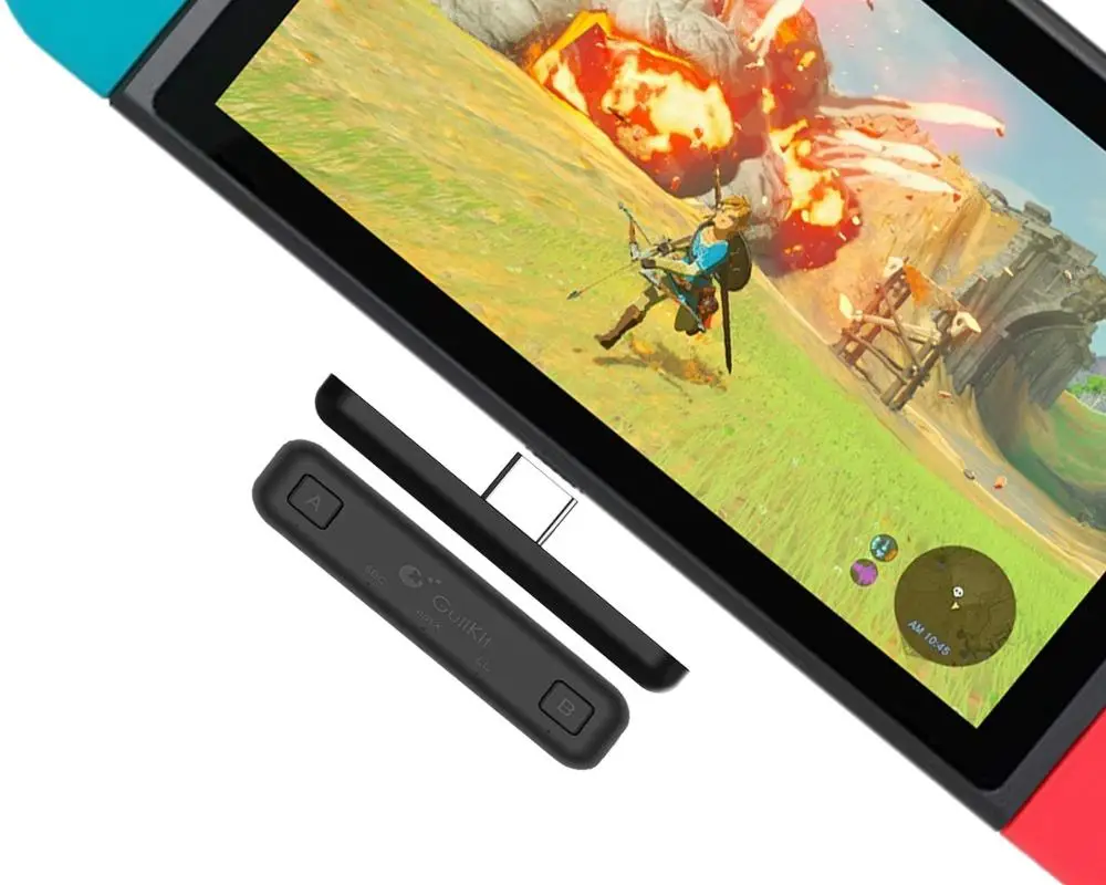 Беспроводной bluetooth адаптер аудио передатчик для Nintendo Switch и Lite PS4 ПК ноутбуков Airpods