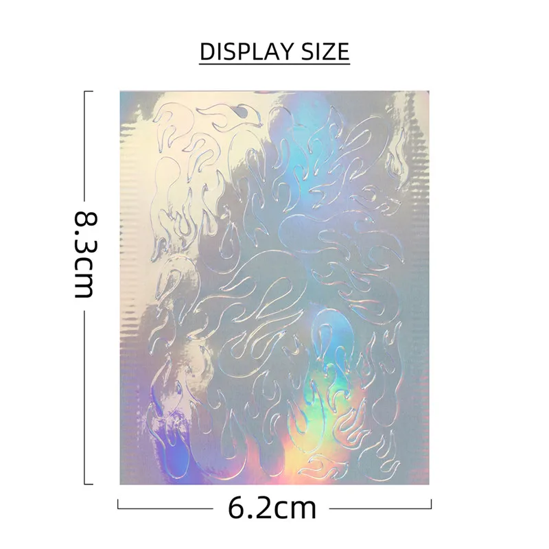 DIY Наклейка из фольги наклейка искусственная фольга лазерные блестящие