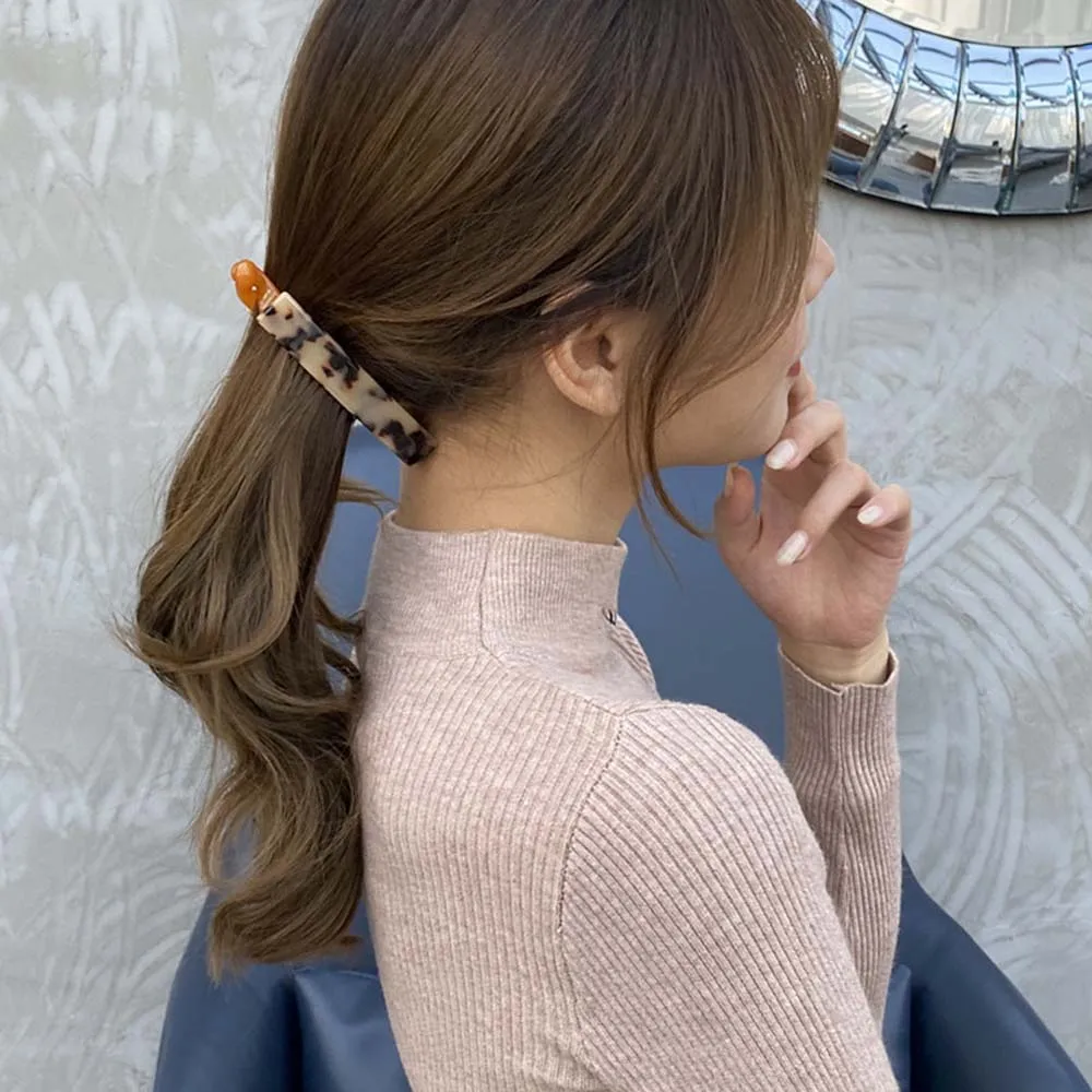 Женские заколки для волос с уксусной кислотой модные зажимы конского хвоста в