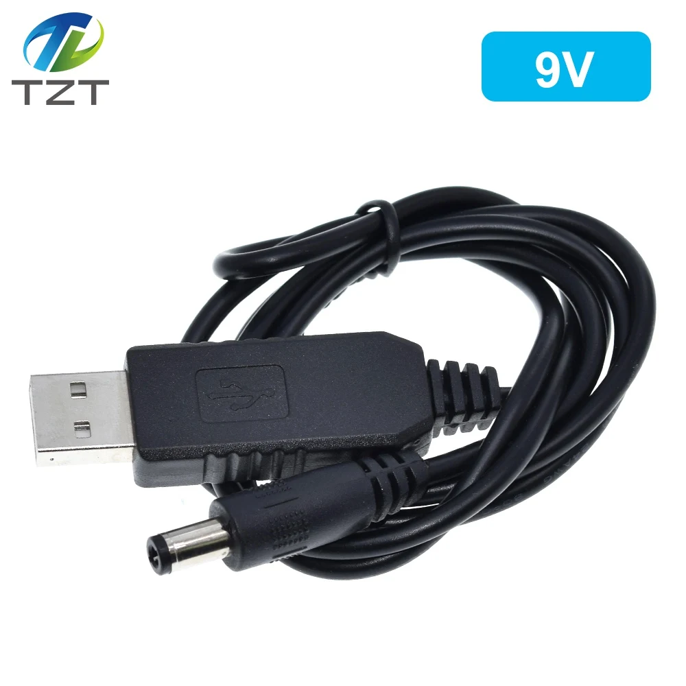 Повышающий Модуль питания USB с 5 в постоянного тока на 9 В/12 В Кабель-адаптер