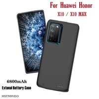 6800mah battery case for huawei honor x10 external power bank battery charging cover for honor x10 max battery charger cases