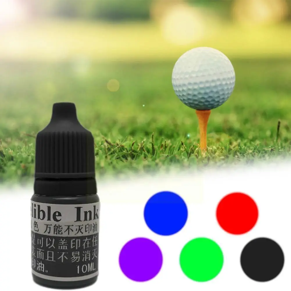 

10ml Golf Ball Seal Ink Not Fade For A Long Photosensitive Ink Quick-drying Ink For Golf Decoration Marker S2c5