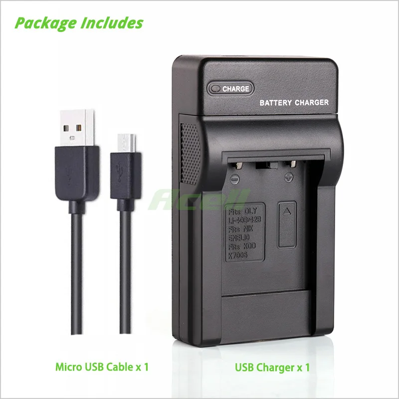Зарядное устройство USB для Nikon COOLPIX S5100 S4000 S3000 S700 S600 S570 S520 S500 S230 S220 S210 S203 S200 S80