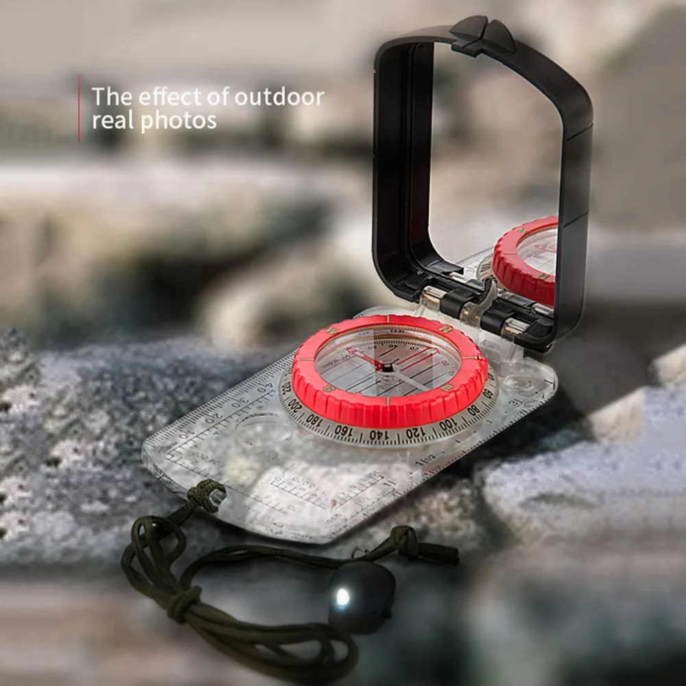 Люминесцентный компас NatureHike с зеркалом светодиодный светильник прочный