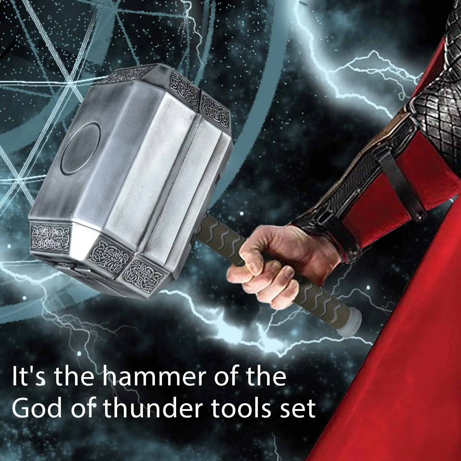 Thor Hammer набор инструментов Thor Battle Hammer набор инструментов, прочные, долговечные хромированные инструменты с Thor Hammer чехол
