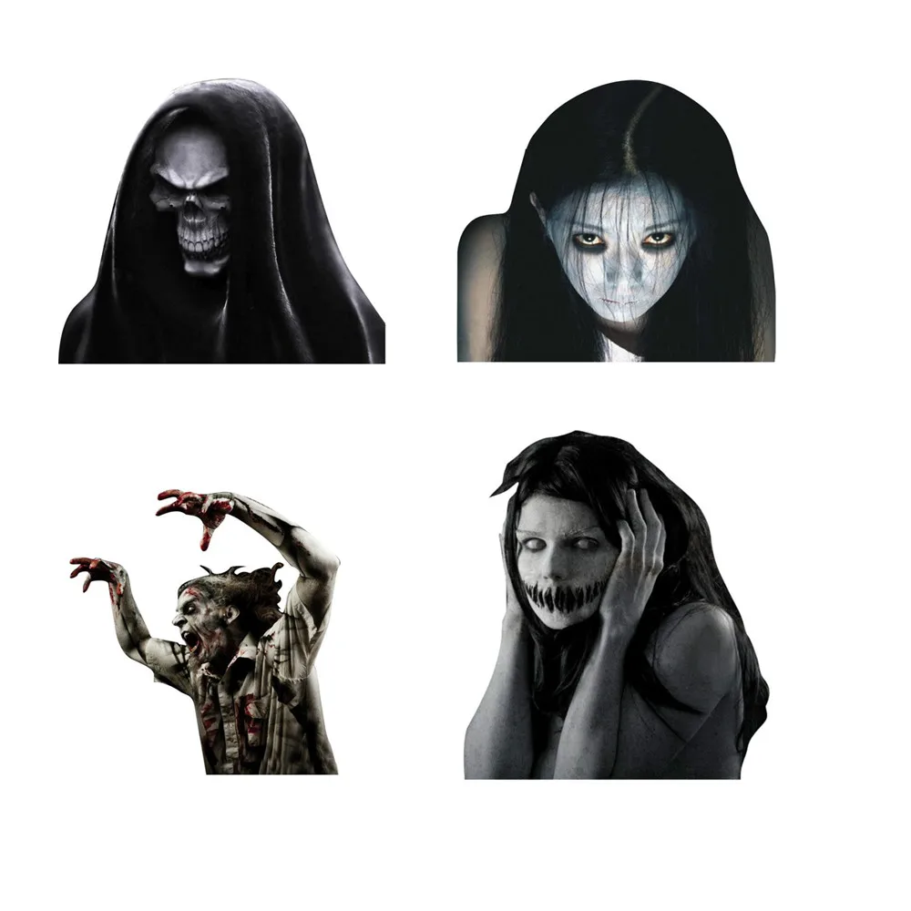 SLIVERYSEA ужасные автомобильные наклейки s на заднее стекло автомобиля стикер |