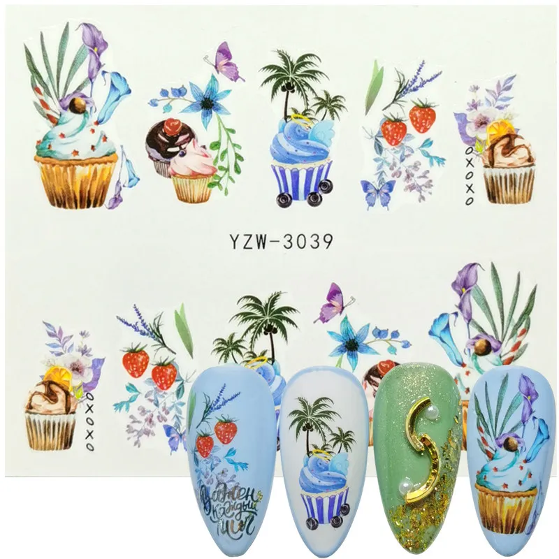 1 Sheet Black Butterfly Water Nail Stickers Hollow Design Art Decal Transfer Slider Decor Manicure Accessories | Красота и здоровье
