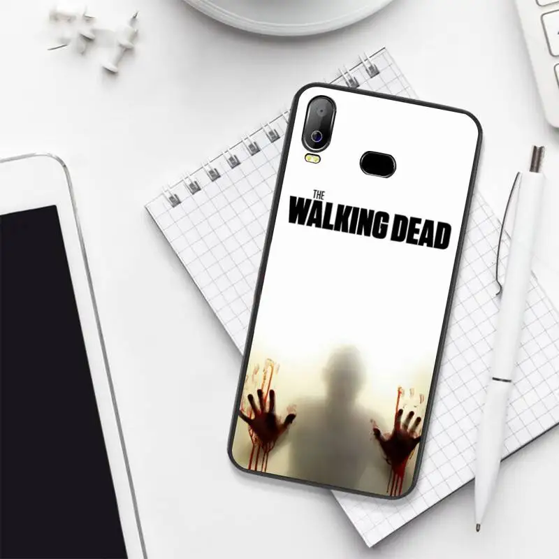 CUTEWANAN The Walking Dead TWD черный мягкий чехол для телефона в виде ракушки Samsung A10 A20 A30 A40 A50