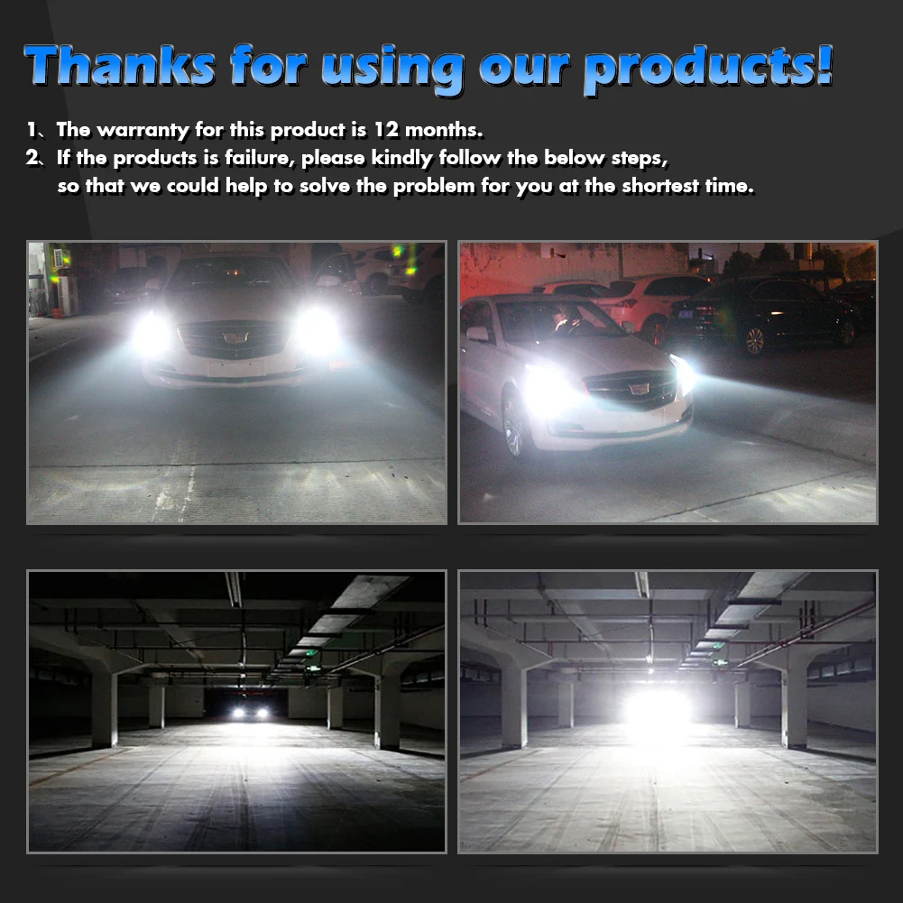 2 шт. H7 H4 светодиодный H11 9003 H8 9005 HB3 9006 HB4 9007 автомобиль лампа фары для Toyota Sienna T100 Yaris