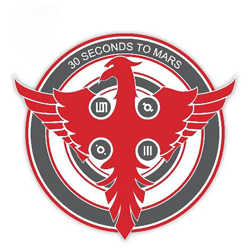 

Seconds To Mars Music Decal Car Window TruckCar Stickers13cm X 12.1cm