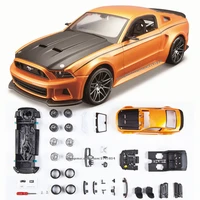 maisto 124 2014 ford mustang street racer assembled diy die casting model car collection gift collection toy tools