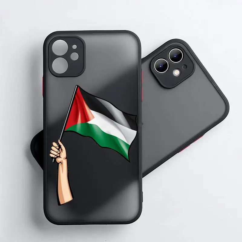 

Free palestine Phone Case Matte Transparent for iPhone 7 8 11 12 s mini pro X XS XR MAX Plus coque
