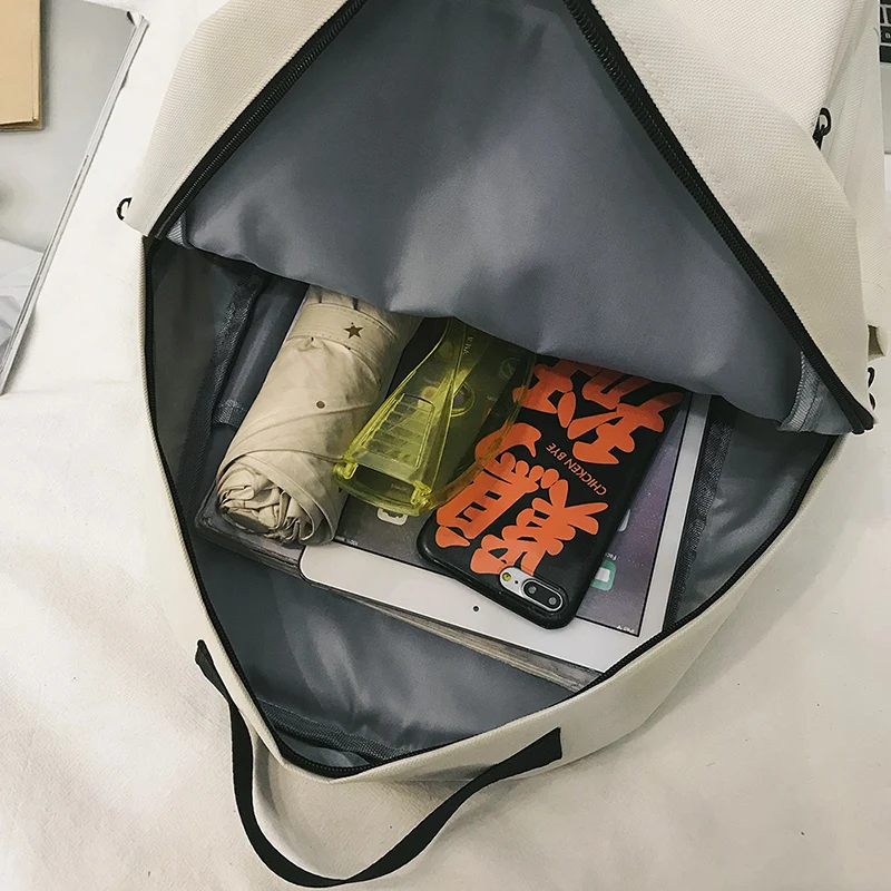 Модный женский рюкзак холщовый для ноутбука школьные сумки девочек-подростков