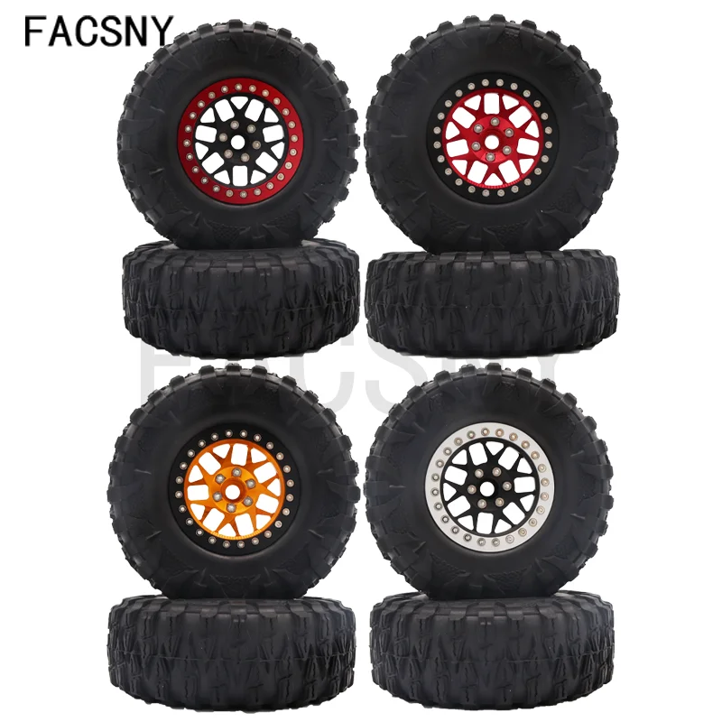 

Металлические диски для ступицы колеса 2,2 дюйма с оболочкой шины для 1/10 TRX4 4WD D90 Axial SCX10 90046 D110 детали для гусеницы на радиоуправлении