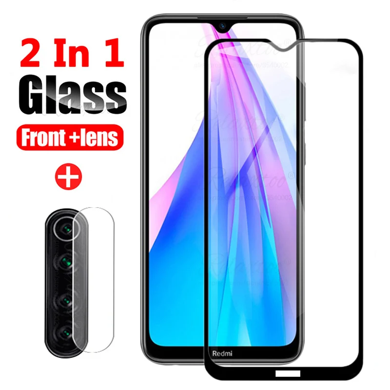 Закаленное стекло 2 в 1 для Xiaomi Redmi Note 8t 8 Pro Защитная пленка объектива камеры Xiomi Note8
