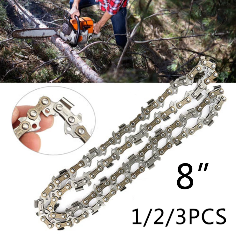 

8 Inch Chainsaw Saw Chain Blade Sears 3/8LP 0.050 Gauge 33DL Drive Link New