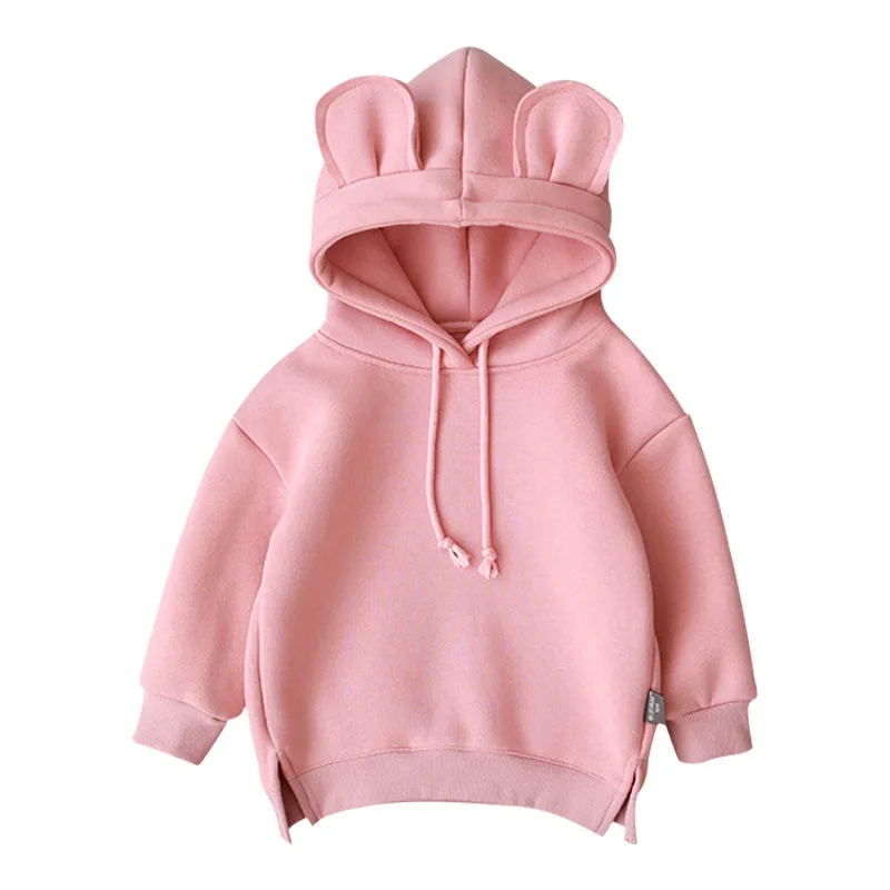 

New Autumn Winter Baby Boys Girls Clothes Cotton Hooded Sweatshirt Children Fashion Hoodies Kids Casual Infant Cartoon Clothing