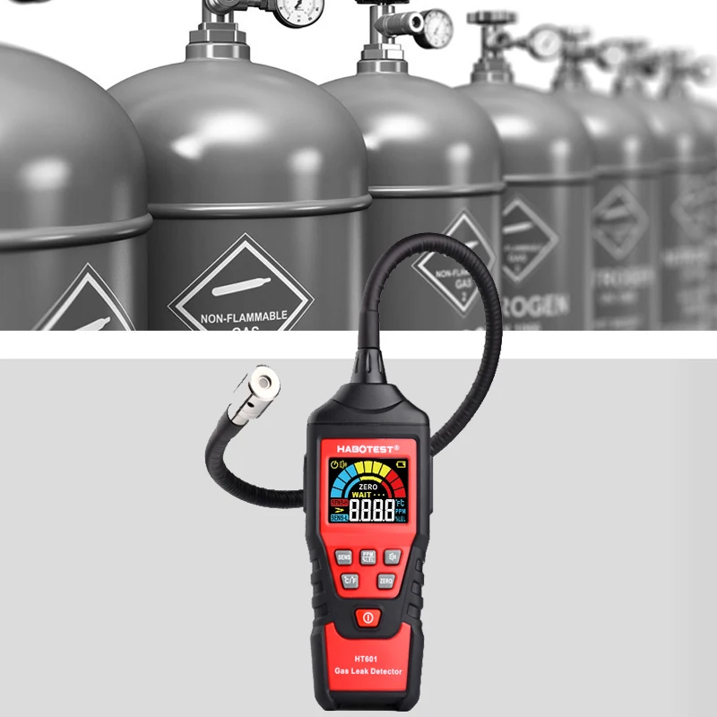 

Combustible Gas Leak Detector Sensor Propane Detector Locate The Leak Source With Alarm High Precision HABOTEST 601B