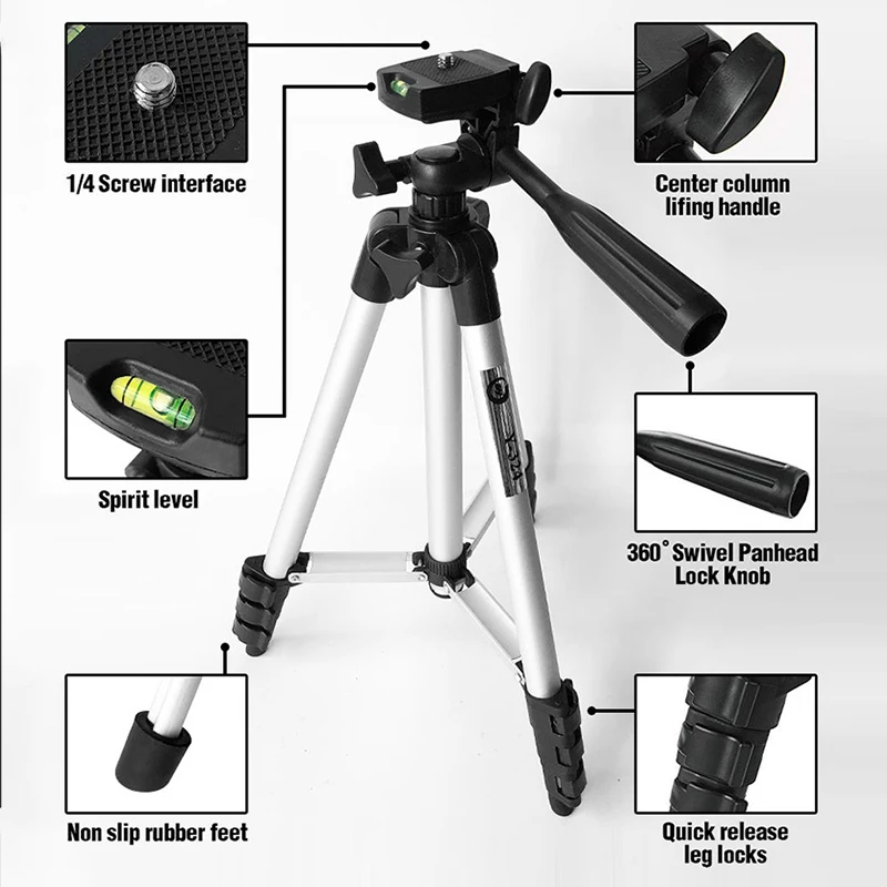 Live заполнить светильник кольцевой с телефона штатив-Трипод стойка комплект