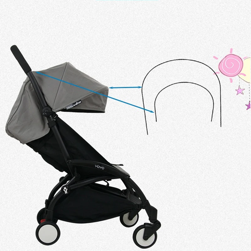 Baby Stroller Accessories Iron Stent for Babyzen Yoyo Yoya Strollers Support Bracket Carriage Pram Accessory | Мать и ребенок