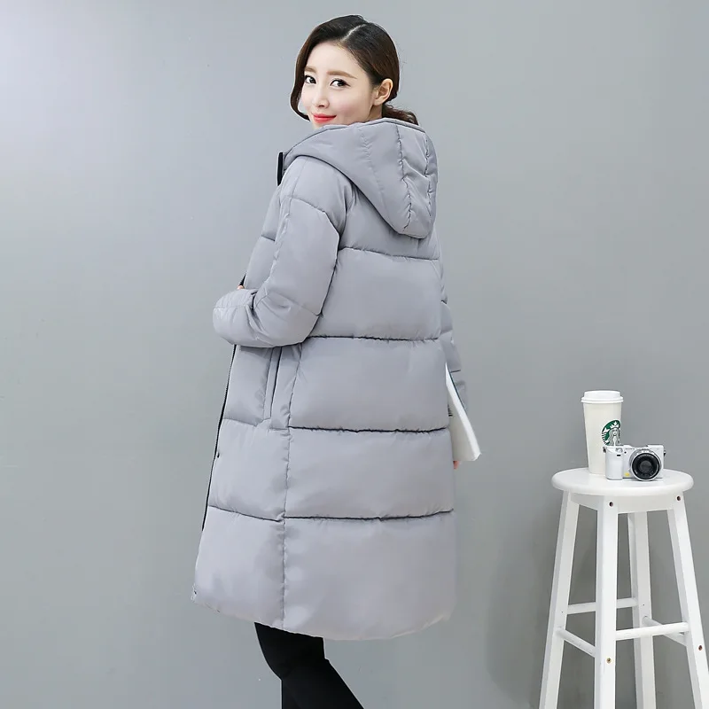 Женское хлопковое пальто стеганая куртка зимнее Теплая зимние парки для женщин