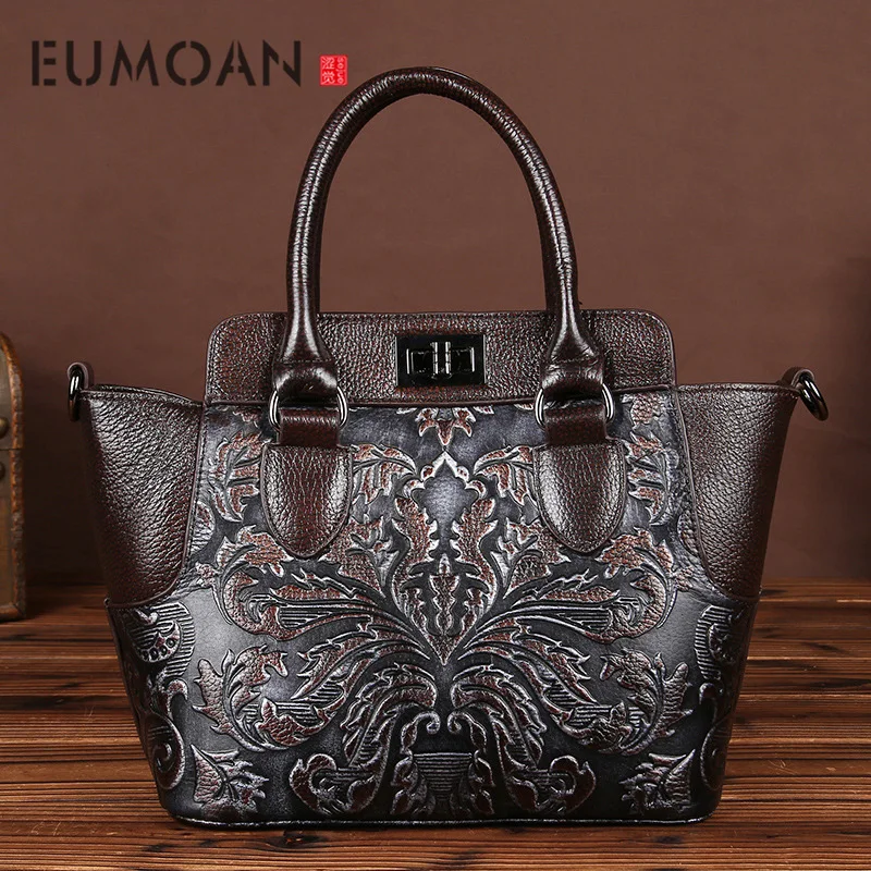 EUMOAN новые рабочие протрите первый слой кожаных сумок сумка через плечо ручная