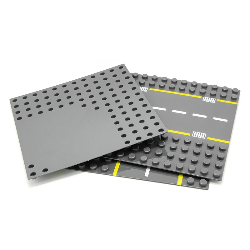 Конструктор детский Город большие строительные блоки дорожная улица базовые