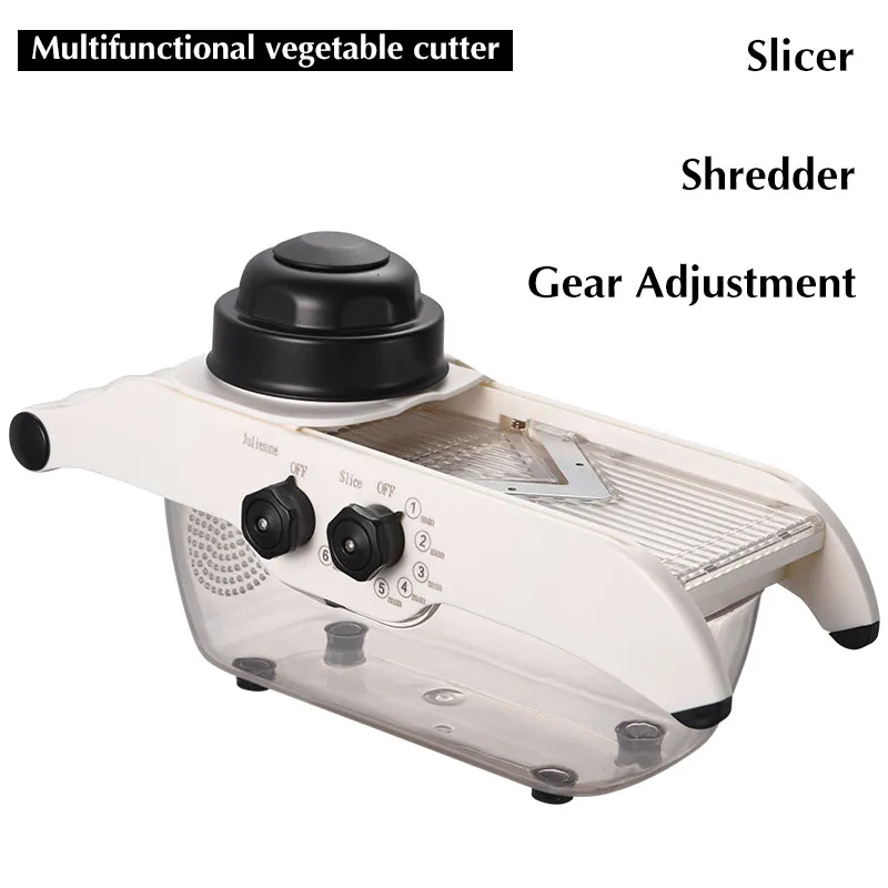 

Adjustable Vegetable Cutter Slicer Stainless Steel Manual Food Chopper Grater Julienne Slicer Kitchen Onion Potato Shredder