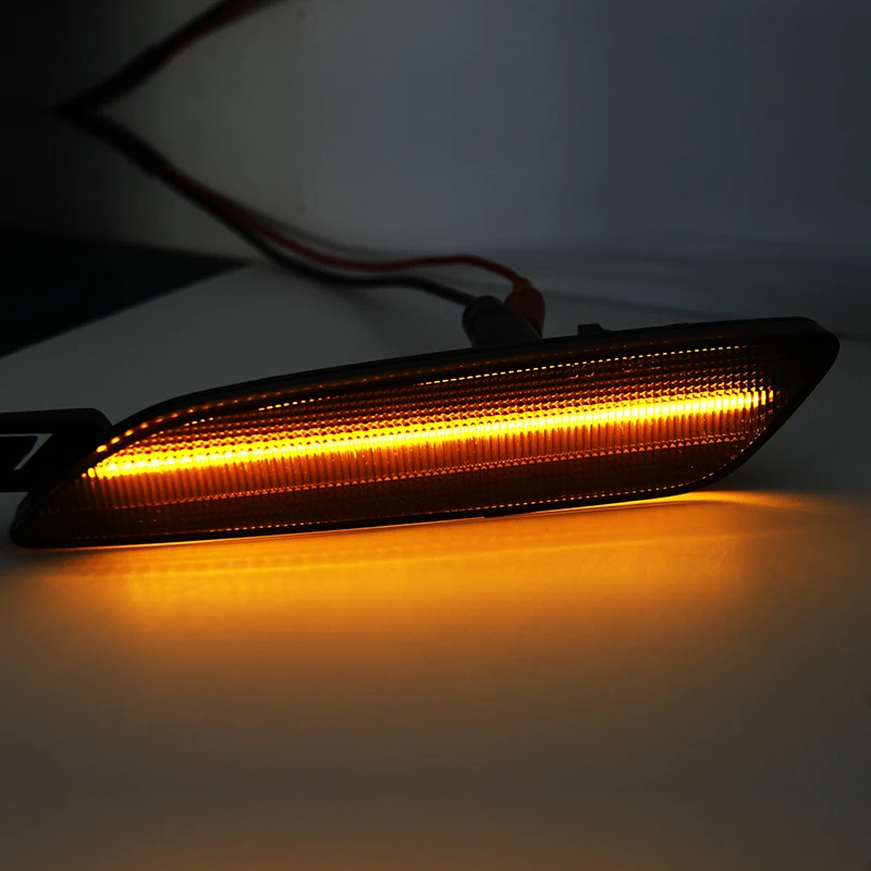 

Replace OEM 7P5.945.127 & 7P5.945.128 CANbus Smoke Led Side Marker Lights For Porsche Cayenne 958 Gen 2015-2019 Car-Styling