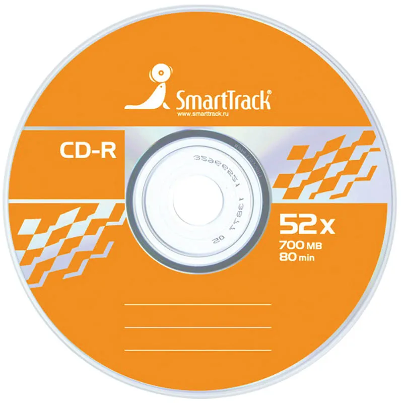 Диск CD-R 700Mb Smart Track 52x Cake Box (50шт) | Электроника
