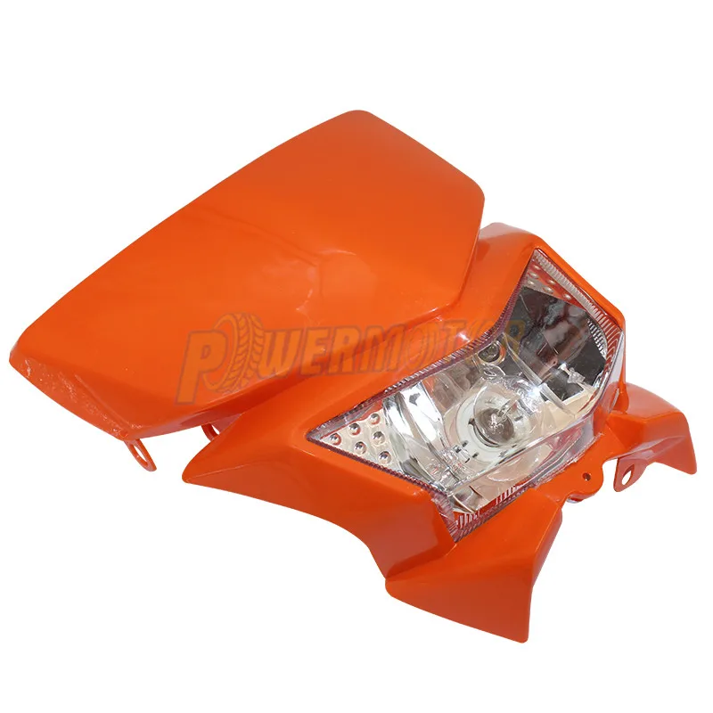 PowerMotor 35W 12V Universal Motorcycle Headlight Motorbike Lamp For KLX450 250 Off Road Dirt Bikes Motocross HL105 |