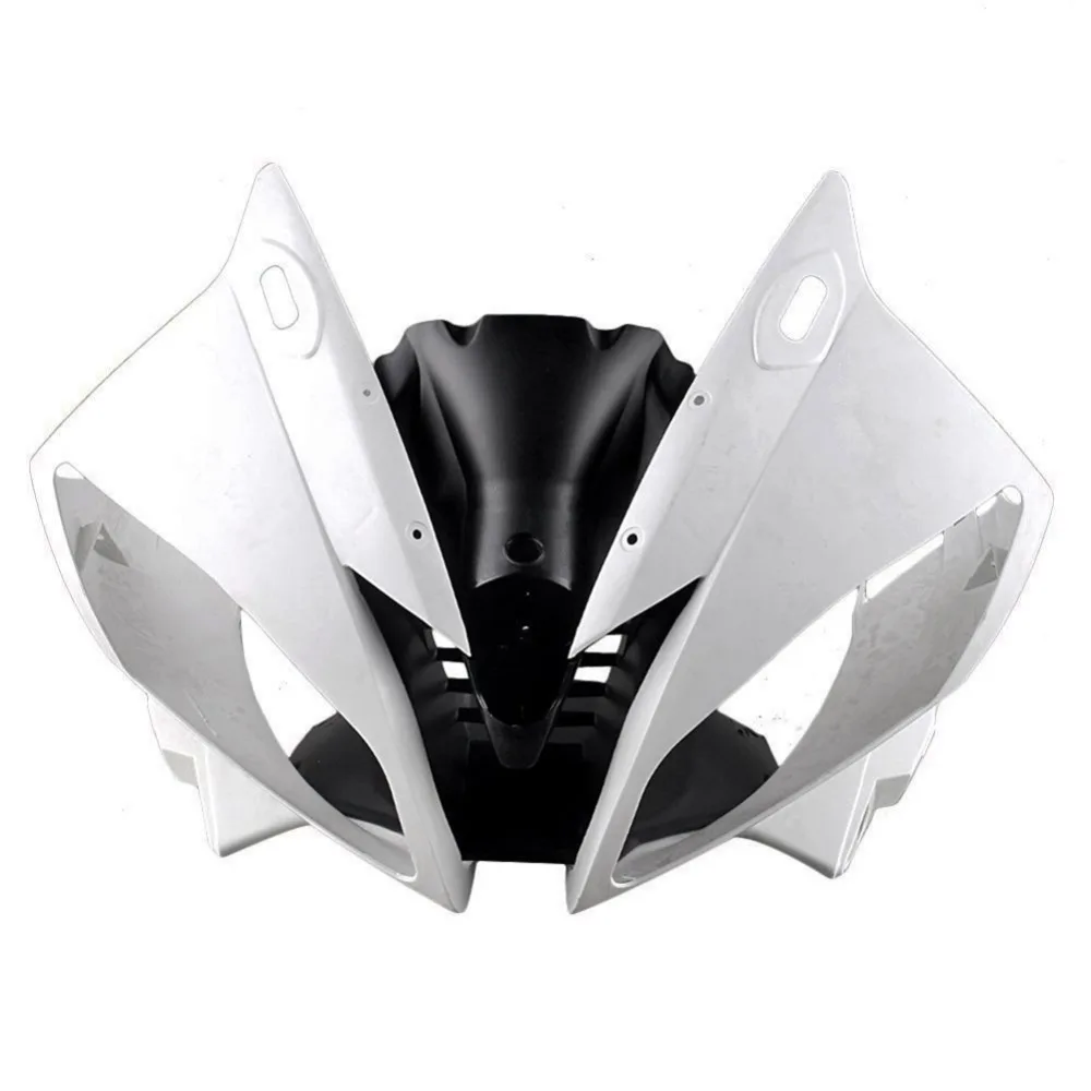 Неокрашенный Белый Мотоцикл Передний хомут нос обтекатель для 06 07 Yamaha YZF R6 2006 2007 DIY