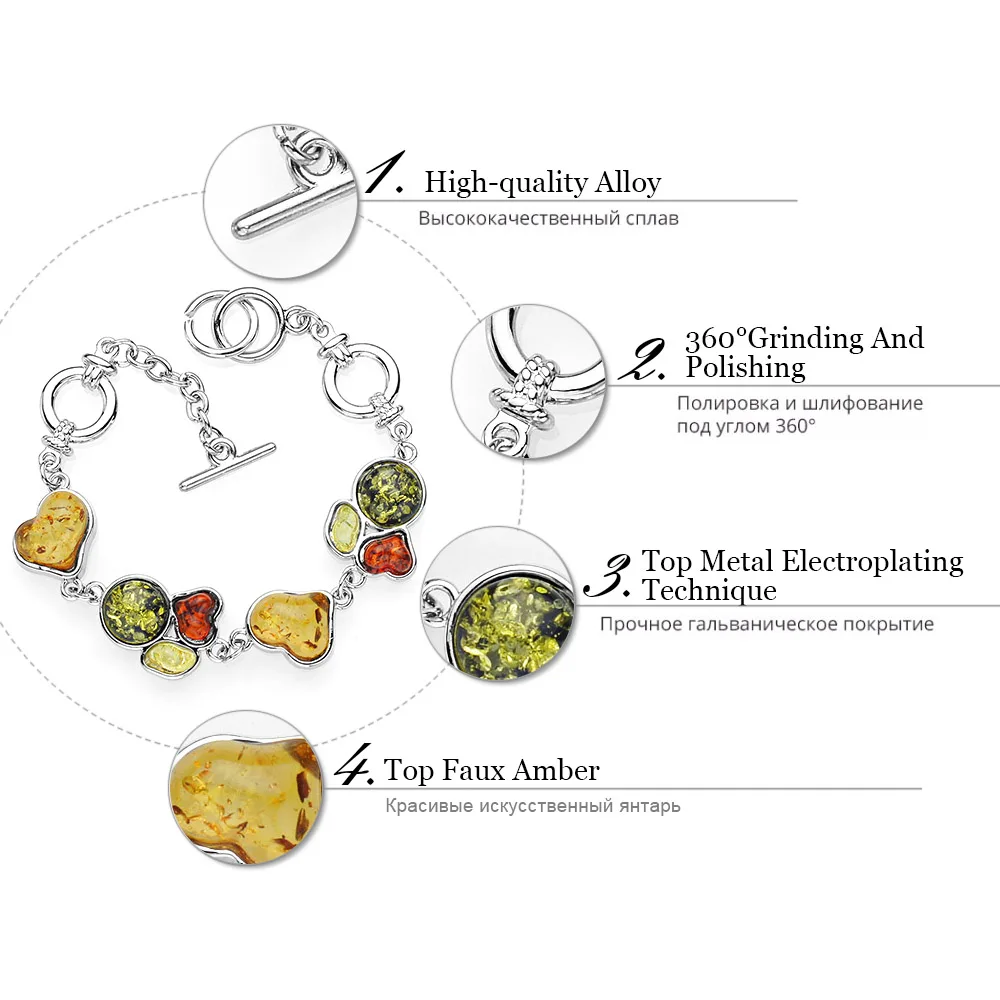 Модные разноцветные Круглые браслеты с имитацией сердца из искусственной кожи в