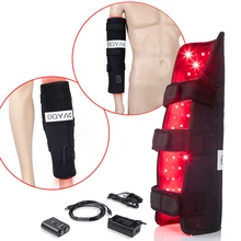 DGYAO Physiotherapy Device Red Infrared Light Therapy Belt For Pain Relief Flexible Wearable Wrap Leg&Arms Calf Pad Body Massage