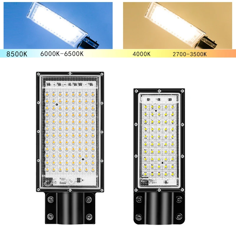 

1pcs 100W LED Street Lamp 50W Flood Light LED Outdoor Lighting Waterproof Wall Lamp AC 180-240V Spotlight For Country House