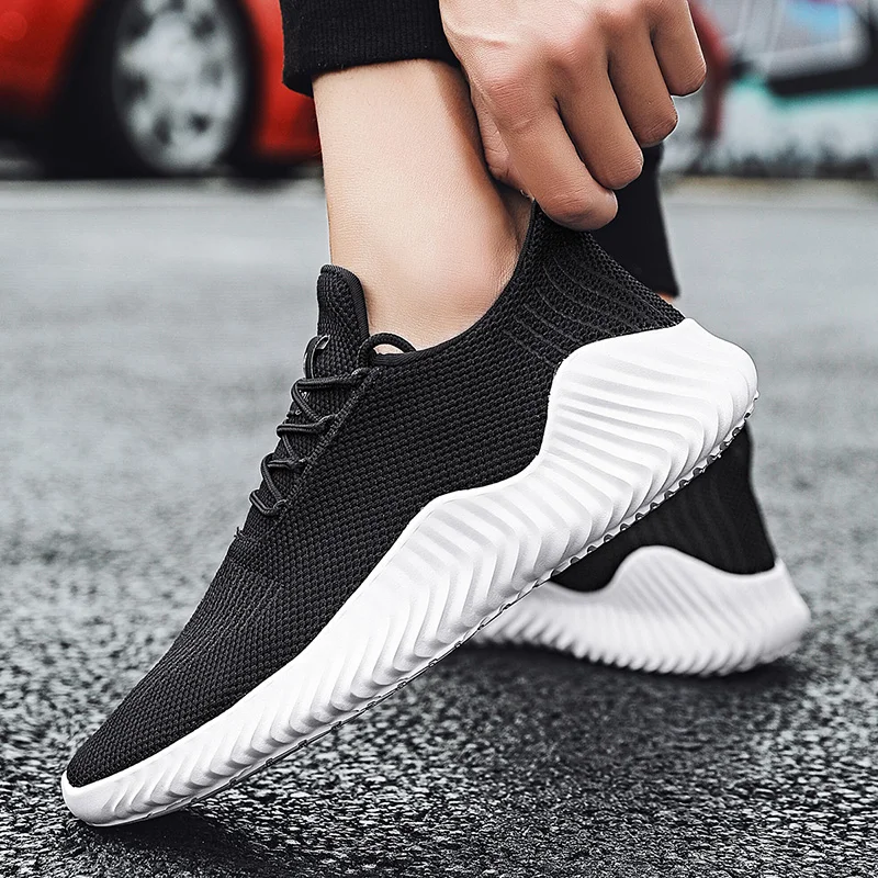 Мужские кроссовки для бега легкие удобные сетчатые мужская спортивная обувь