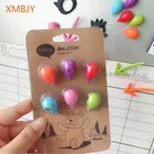 Бесплатная доставка, оптовая продажа, 6 шт., магнитные наклейки на холодильник, портативные цветные магниты на холодильник, наклейки на доску, домашний декор