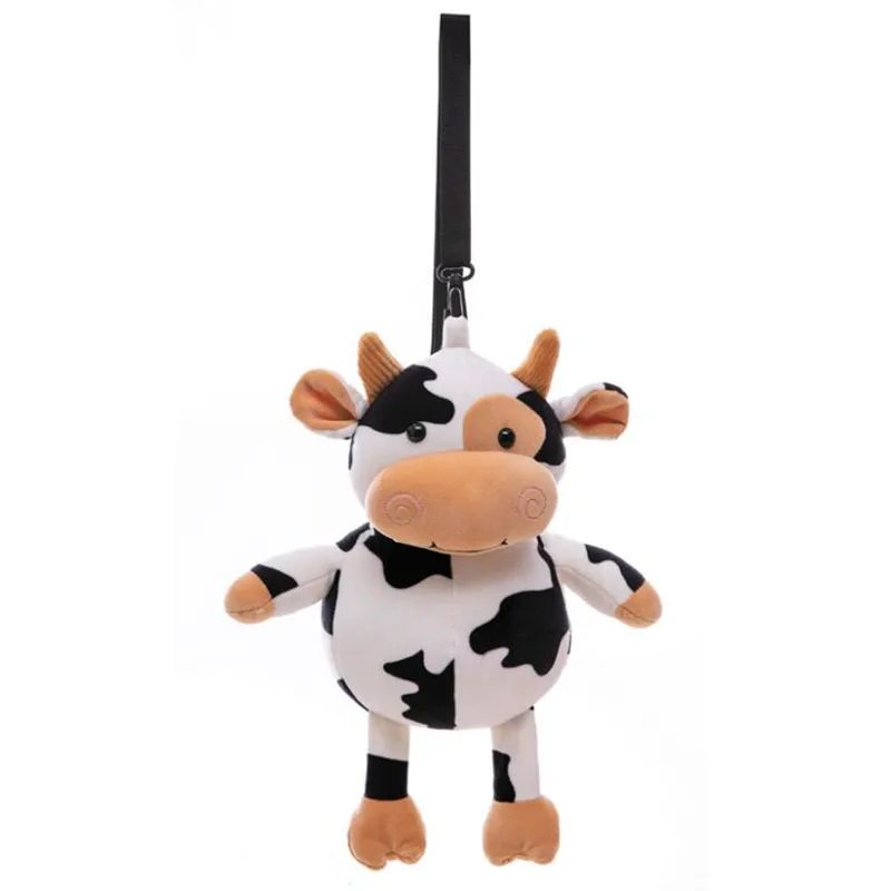 Плюшевый рюкзак 35 см с мультяшными животными корова кукла девочка игрушки для