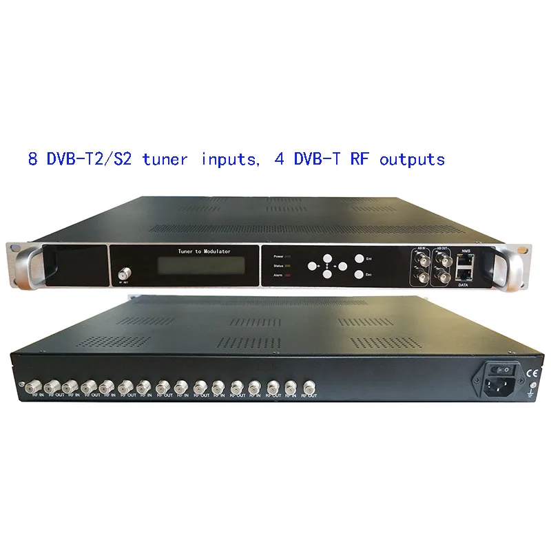 8 tuner input DVB-T2 к модулятору DVB-T/DVB-C, DVB-S2 к модулятору dvb-c catv, DVB-T2 к модулятору dvb-t - Цвет: 8 tuner input