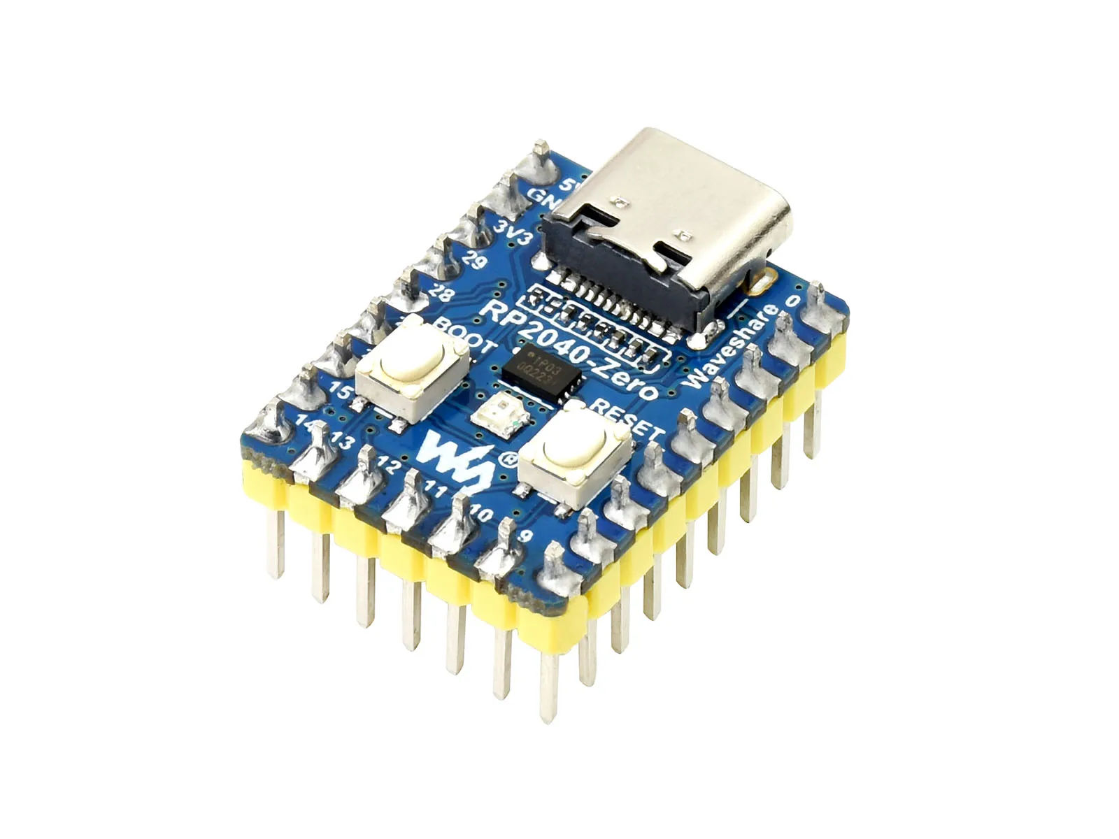 RP2040-Zero недорогая высокопроизводительная Pico-подобная MCU плата на основе