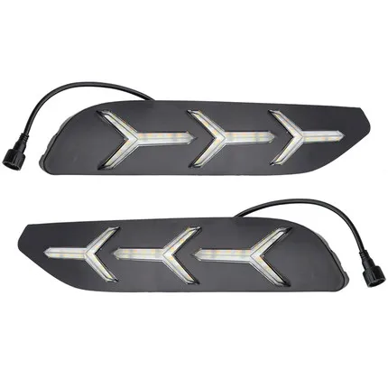 Дневные ходовые огни дневные светодиодные для Volkswagen VW Polo 2014 2015 2016 2017 2018 ходовой