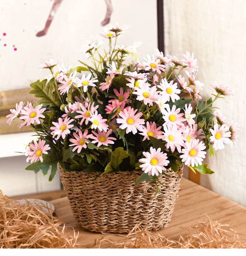 Искусственные цветы: ромашки Цветочное поле Сельский Цветок гостиная Декорации