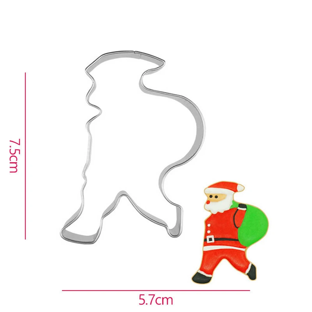 1 шт. Нержавеющая сталь голова оленя трафарет для печенья пресс-формы &quotсделай