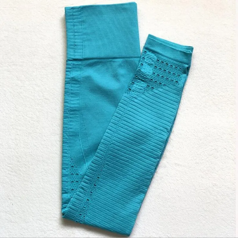 

Seamless Elastic Silm Workout Leggings Women Fitness High Waist Leggings Fashion Bodybuilding Legging Joggers Exercise Trouers