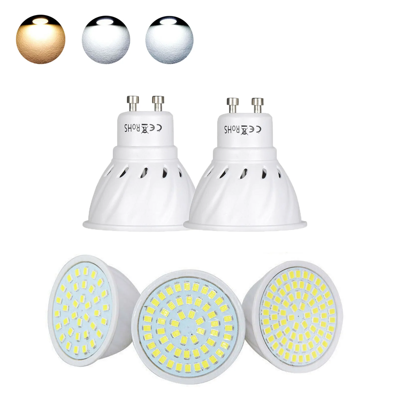 30X GU10 LED Spotlight,  Safe Energy Saving and Efficient, for Home Use, Office, Store, Restaurant, Exhibition, Halls, Museum.