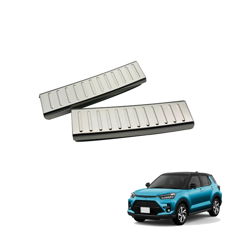 2 шт. Автомобильный задний бампер протектор задняя защитная накладка на багажник