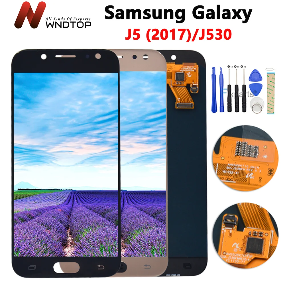 

Новый ЖК-дисплей TFT для SAMSUNG GALAXY J5 2017, ЖК-дисплей J530F J5 Pro 2017, ЖК-дисплей с сенсорным экраном и дигитайзером в сборе, сменный экран J530